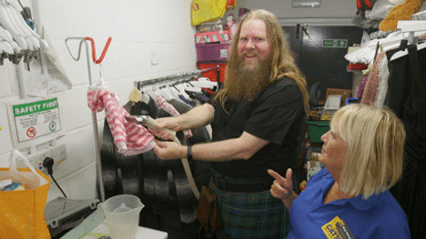 Retail volunteer in Cats Protection shop