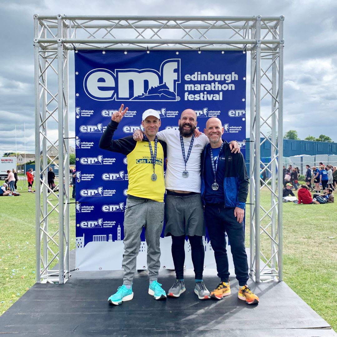 Edinburgh Marathon festival 2025 (including marathon, half marathon, 10k, 5k and 2k distances)