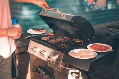 outdoor garden BBQ