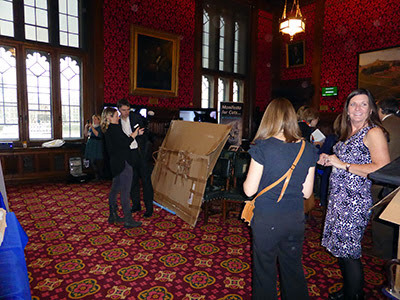 Setting up the room for the Manifesto for Cats launch