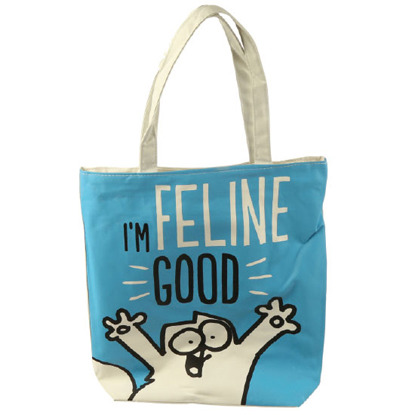 Simon's Cat Feline Good canvas bag