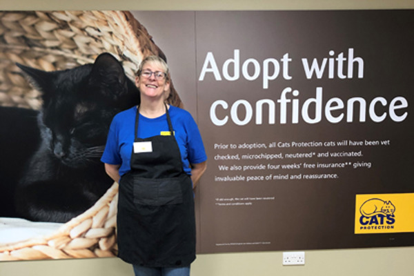 Volunteering during the pandemic has helped cat lover regain a sense of purpose