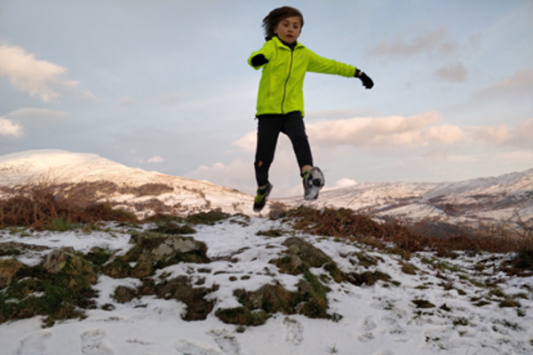 Eight-year-old Joss raises over £1,600 by running every day in January