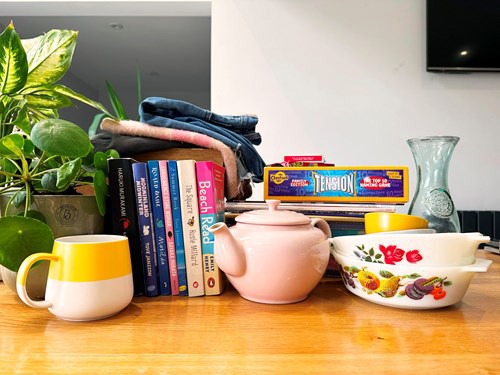 Various items on a table