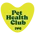 A yellow heart with text saying Pet Health Club IVC 