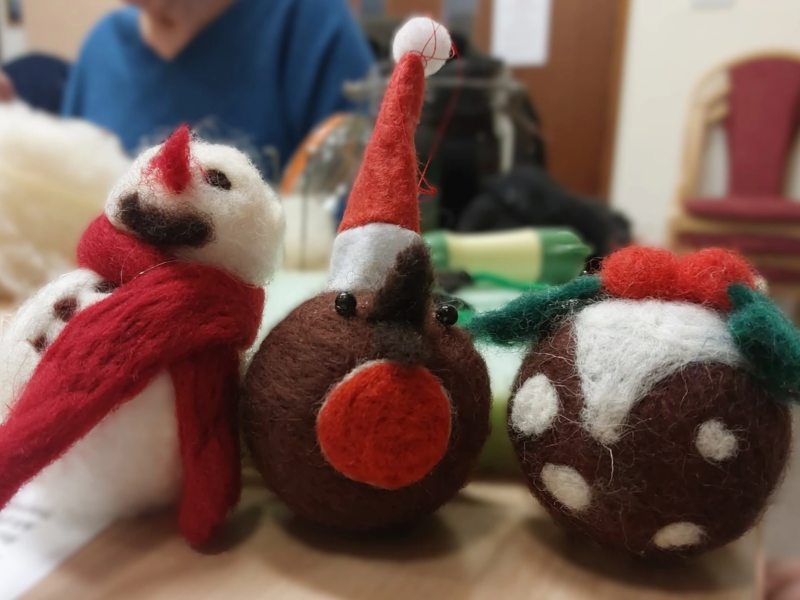 Join us this Christmas for a fabulously feel-good day of creative needle felting